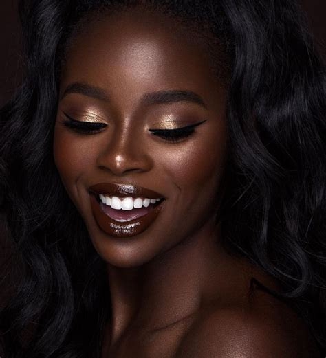 Pin By Boujitravel On Succulent Lips Dark Skin Makeup Makeup For