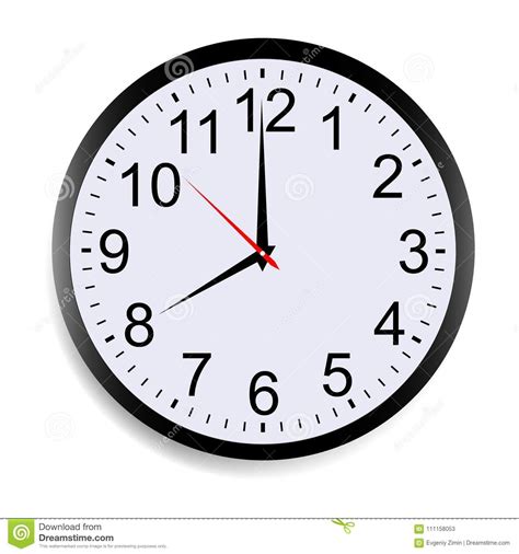 Round Clock Showing Moscow Russia Time Within World Time Zones