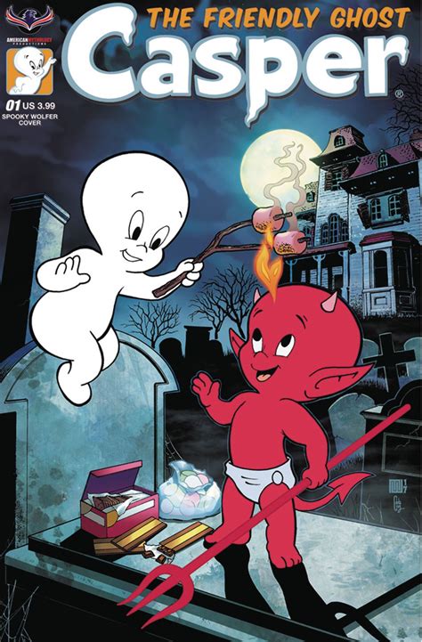 Casper The Friendly Ghost 1 Spooky Wolfer Cover Fresh Comics