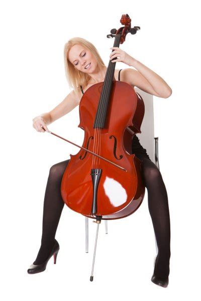 Young Woman Passionately Playing Violin — Stock Photo © Andreypopov