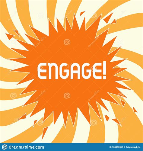 Text Sign Showing Engage Conceptual Photo Participate Become Involved