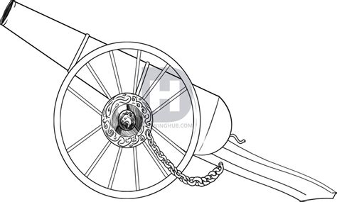 Civil War Cannon Drawing At PaintingValley Explore Collection Of