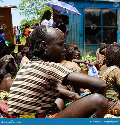 Hamer Tribe In Turmi Ethiopia Editorial Image 112492468