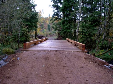 Finished Bridge Trout Creek Tree Farm