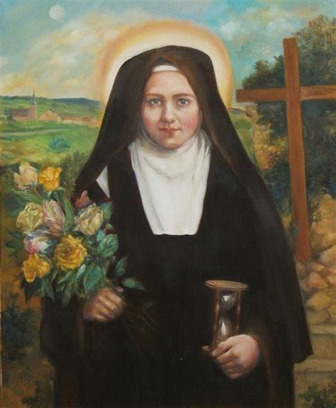 Saint Therese Of The Child Jesus Painting By Belita William Pixels