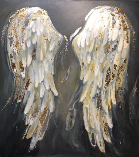 Angel Wings Painting Huge Angel Wings Painted Just For You Etsy