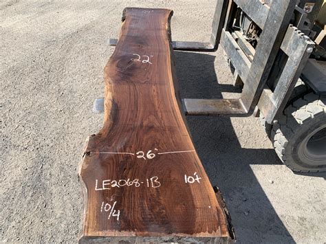 Live Edge Walnut Le2068 1b 104 10 Irion Lumber Company