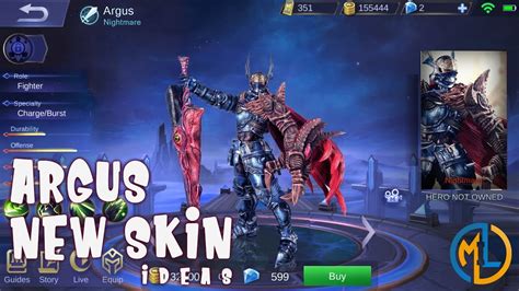 Mobile legends build is a guide created for the mobile legends game. Mobile Legends : Skin Ideas : Argus-Nightmare - YouTube