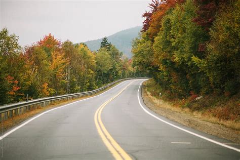 Kankamagus Highway Road In New Hampshire By Stocksy Contributor