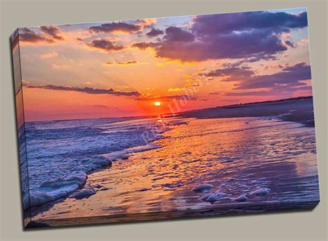 Peaceful Sunset Canvas Giclee Print By Rick Hoberg