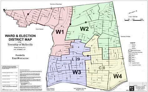 Belleville Ward And Election District Map Essex Watch