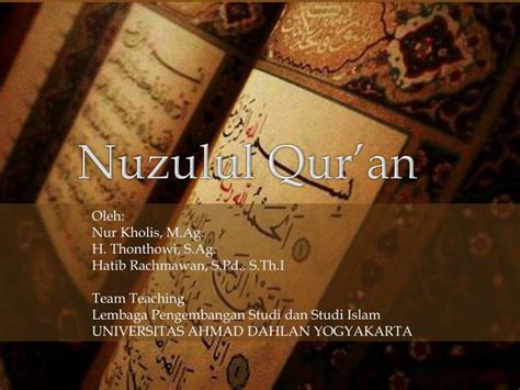 Ppt Nuzulul Quran Powerpoint Presentation Free Download Id4526993