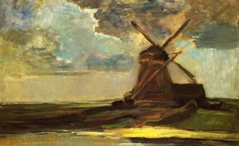 Windmill In The Gein By Piet Mondrian Galleryintell