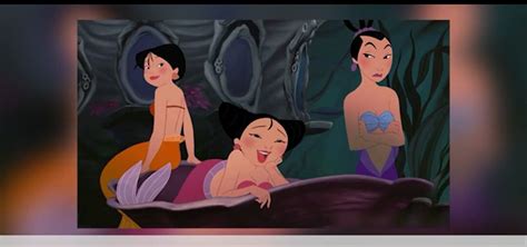 Princes Sumei And Ting Ting From Mulan Ii As Mermaids