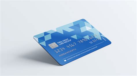 Скачать бесплатно мокап кредитной карты формат Psd