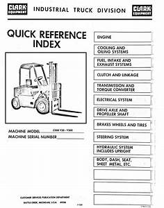 Clark gcx 20 forklift repair manual