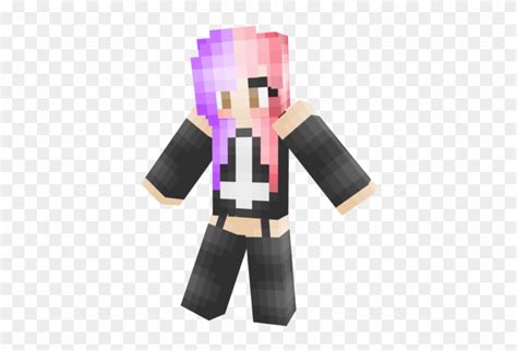 Image Minecraft Pastel Gothic Girl Skin Hd Png Download 640x640