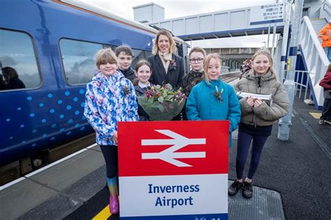 Railscot Inverness Airport Opens For Passengers Network Rail
