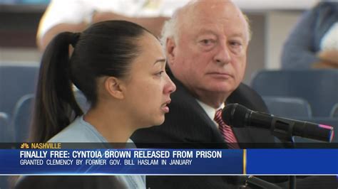 Cyntoia Brown Released From Prison Youtube