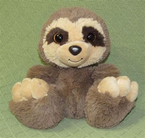 Aurora Baby Sloth Taddle Toes Plush Stuffed Animal Lovie Soft 9 Tan
