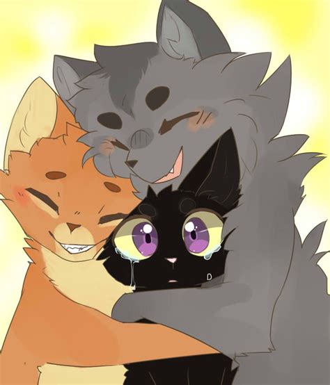 Firestargraystripe Ravenpaws Back Graystriperavenpaw Graystripe Runs To Firestar And Finds