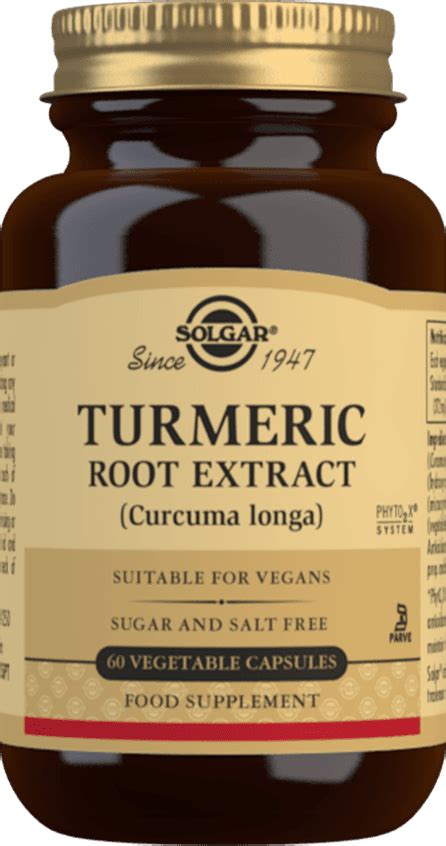 Acheter Solgar Turmeric Root Extract G Lules Supspace