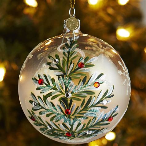 European Glass Frost Gem Tree Ornament Christmas Ornaments Christmas