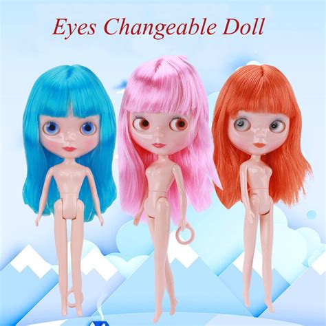 Cute Blyth Doll Bjd Neo Blyth Doll Nude Customized Matte Face Dolls Can Changed Makeup And Dress