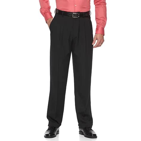 big and tall croft and barrow® classic fit easy care pleated dress pants