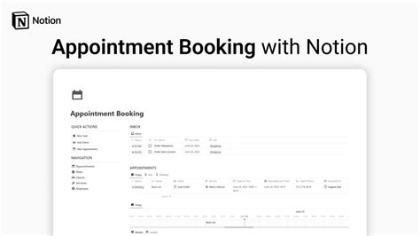 Appointment Booking With Notion