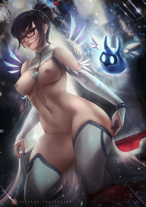 Rule 34 Axsens Bottomless Breasts Innie Pussy Mei Overwatch Nipples Overwatch Pussy