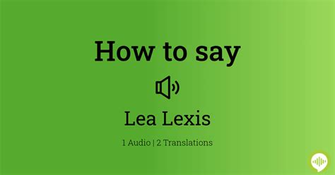Lexis Lea Telegraph