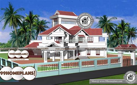 5 Bhk House Designs 6544 Sq Ft Home Plan Style Elevation Two Story