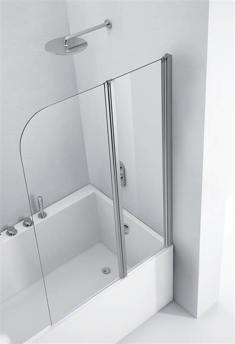 Aquaglass Mm Double Folding Bath Screen Frontlinebathrooms