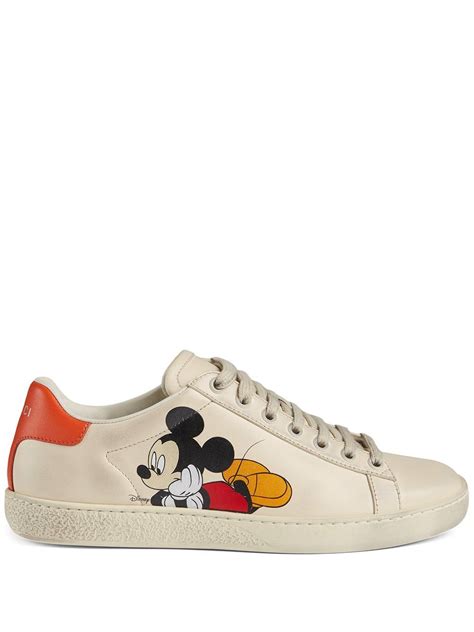 Gucci X Disney Mickey Mouse Sneakers Farfetch Disney Sneakers