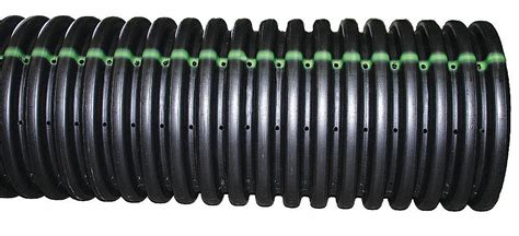 Advanced Drainage Systems 10 Ft Single Perforated Drainage Pipe 6 In