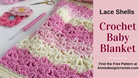 Crochet Lace Shell Baby Blanket Youtube Crochet Shawl Pattern Free