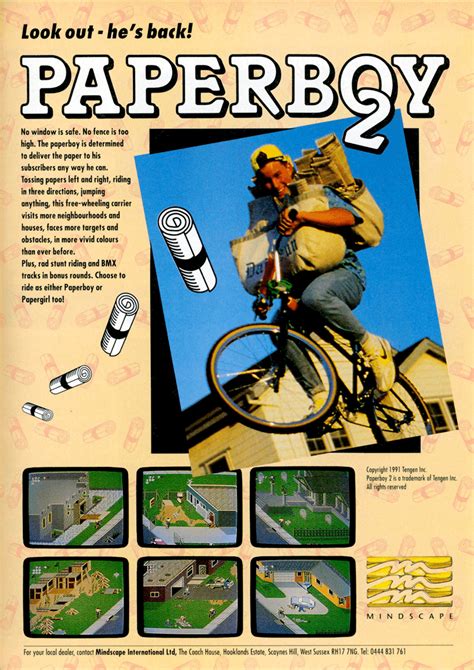 Paperboy 2 Video Game From The Early 90s Image Chest Free Image