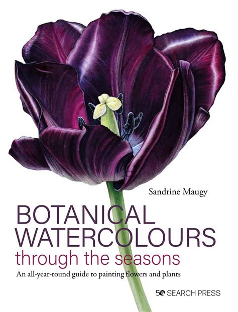 Sandrine Maugy Book Botanical Watercolours Through The Etsy