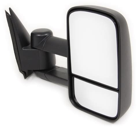 K Source Custom Extendable Towing Mirror Manual Black Passenger