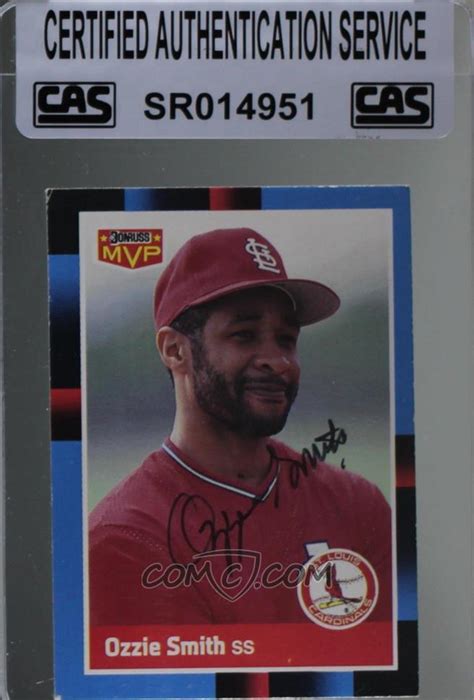 1988 donruss consists of 660 cards. 1988 Donruss - MVP #BC-22 - Ozzie Smith CAS Certified Sealed