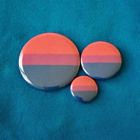 bisexual bi pride flag pin badge pinback button 1 pin etsy uk