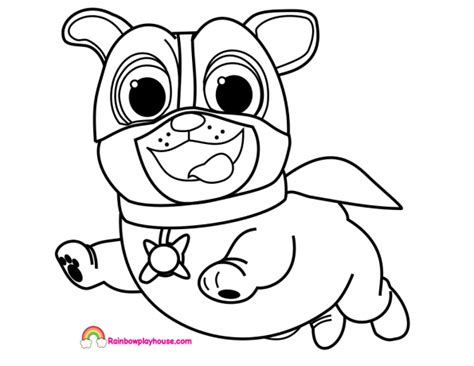 155 halloween printable coloring pages for kids. Puppy Dog Pals Captain Dog Printable Coloring Page ...