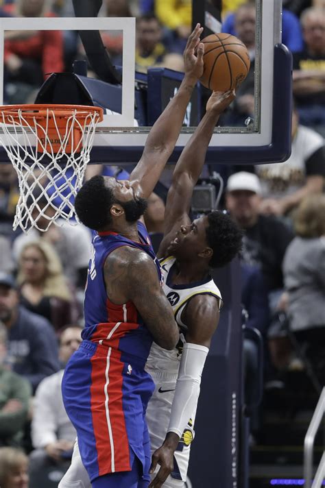 andre drummond helps pistons beat pacers in opener ap news