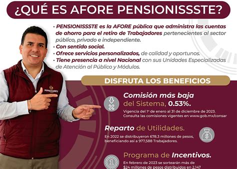 Cartel De Beneficios 2023 ¿qué Es Afore Pensionissste Pensionissste