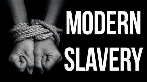 modern day slavery human trafficking