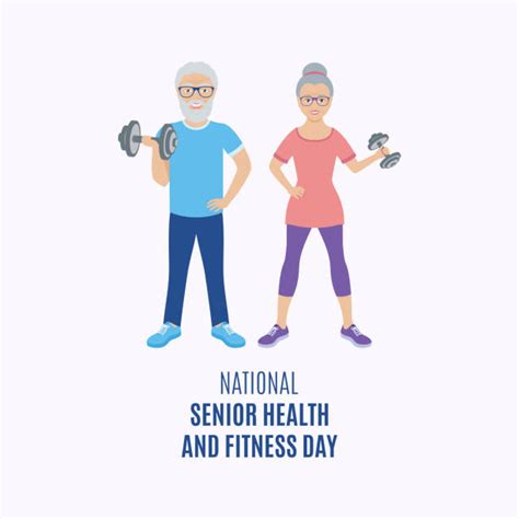 Older People Exercising Gym Drawing Stock Photos Pictures And Royalty