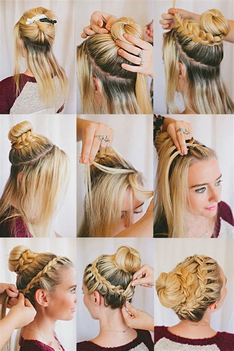 We have compiled a complete list with 30. Learn Here: Amazing Braid Bun Hairstyle for step by step ...