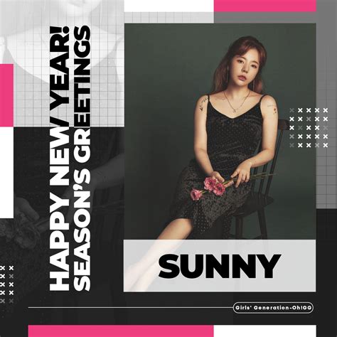 Sunny Girls Generation Oh Gg Season S Greetings Desk Calendar Postcard Calendar