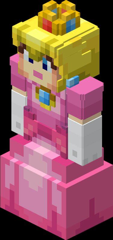 Minecraft Super Mario Princess Peach 3d Skin Java Supermario
